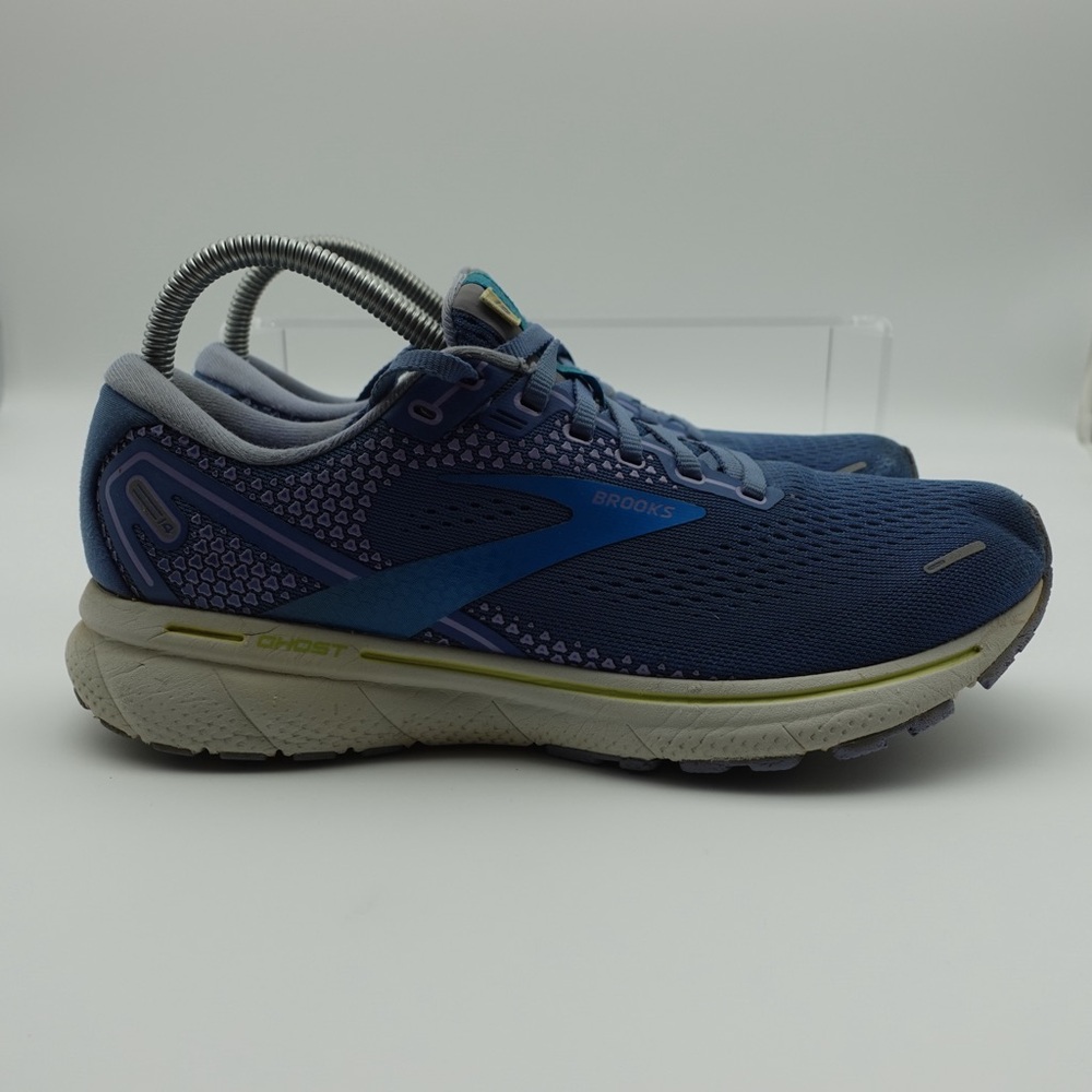 Brooks Ghost 10 Women Size 9.5 Shoes Blue Running Sneakers Athletic Training